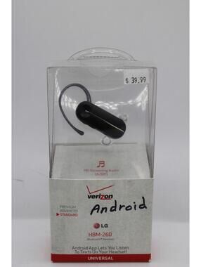 NEW LG HBM-260 Bluetooth Headset for Android - Verizon Compatible Universal